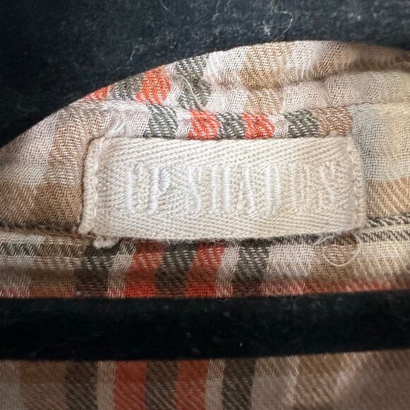 CP Shades Plaid Button Down Shirt - Red and Brown - Picture 2 of 8